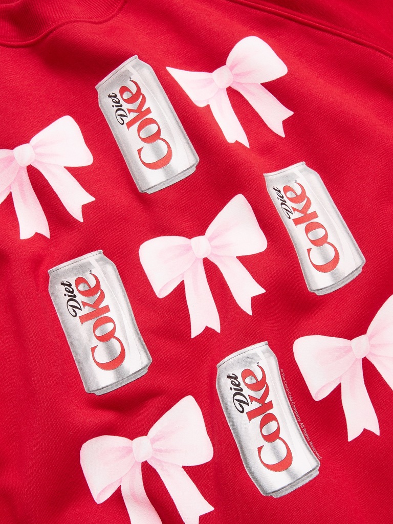 Diet Coke® Oversized Raglan Sweatshirt