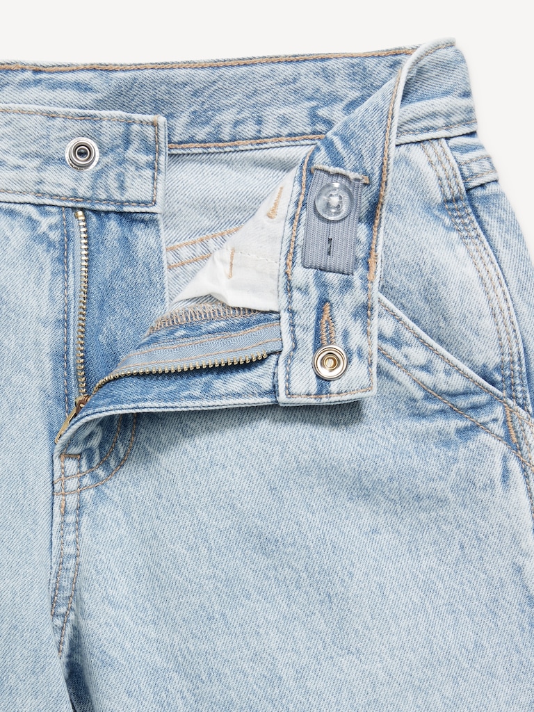 Super Baggy Wide-Leg Carpenter Jeans for Girls