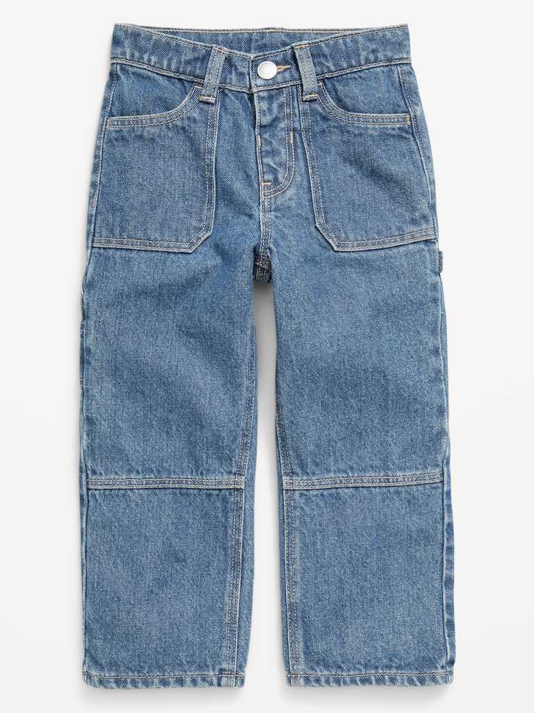 Baggy Carpenter Utility Jeans for Toddler Boys