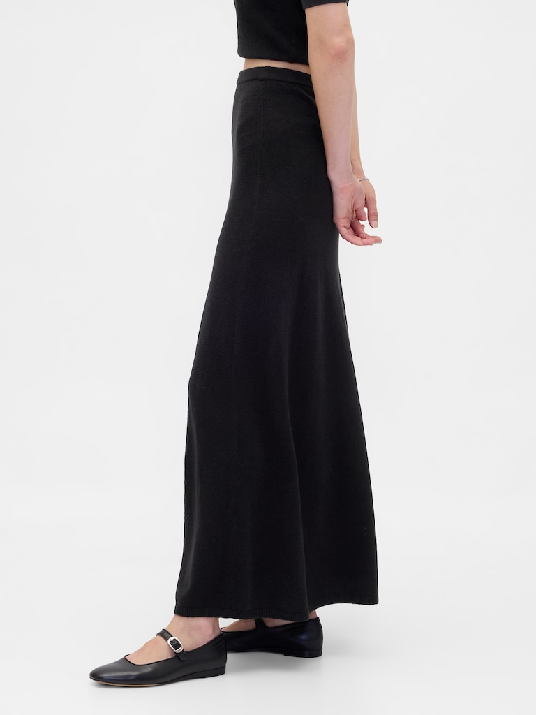 CashSoft Maxi Sweater Skirt