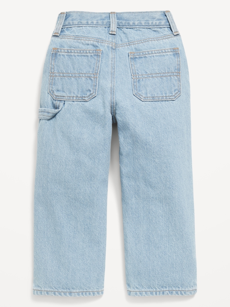 Baggy Carpenter Utility Jeans for Toddler Boys