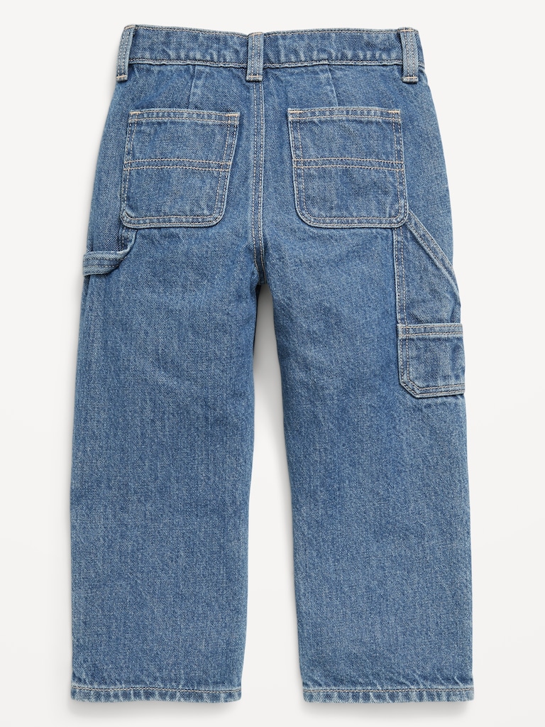 Baggy Carpenter Utility Jeans for Toddler Boys