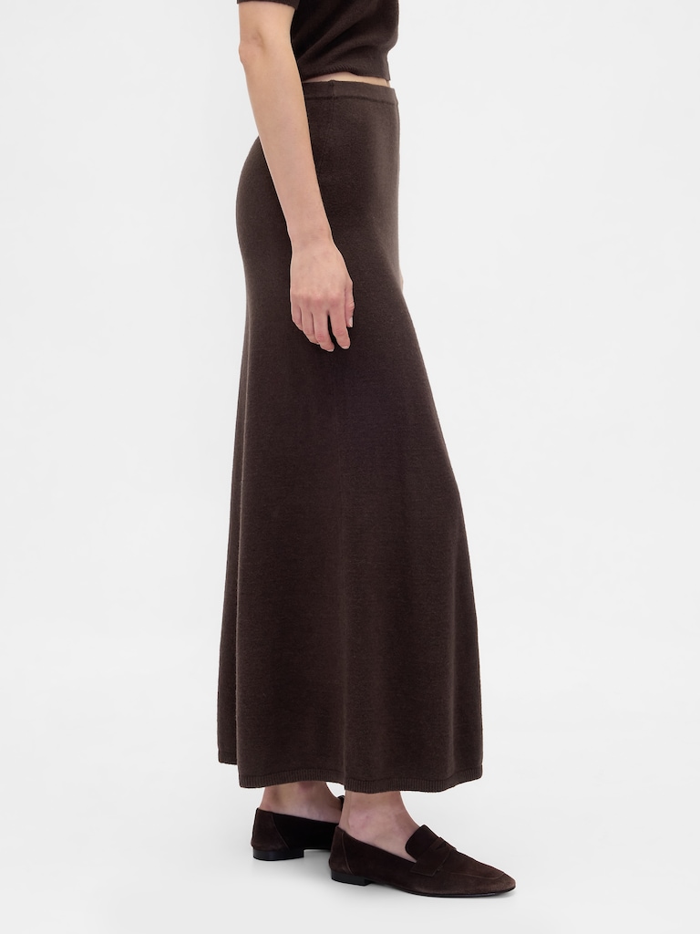 CashSoft Maxi Sweater Skirt