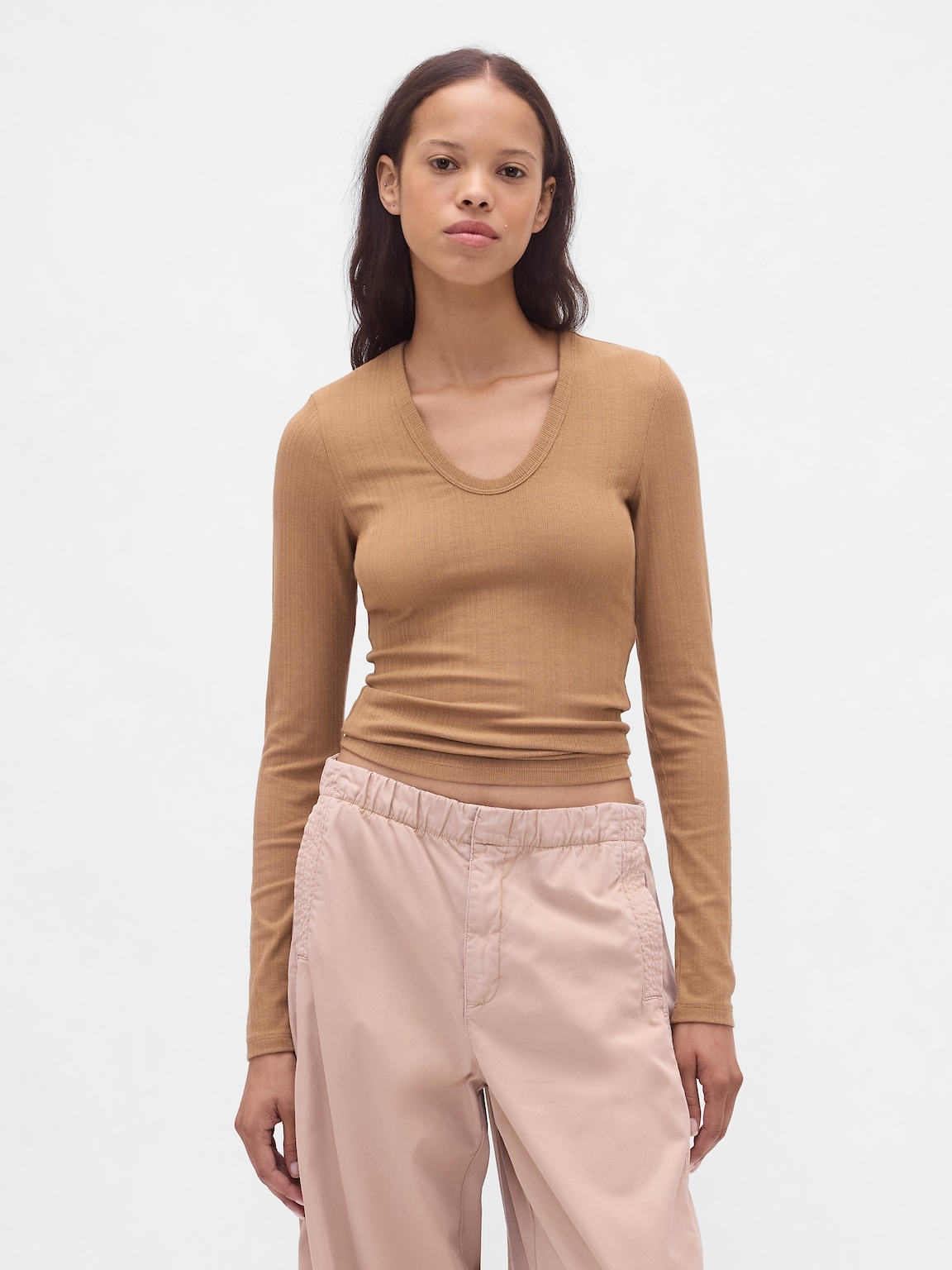 Sheer Modern Rib T-Shirt