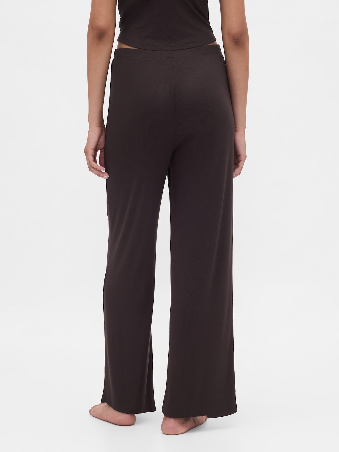 Mini Rib Wide-Leg PJ Pants