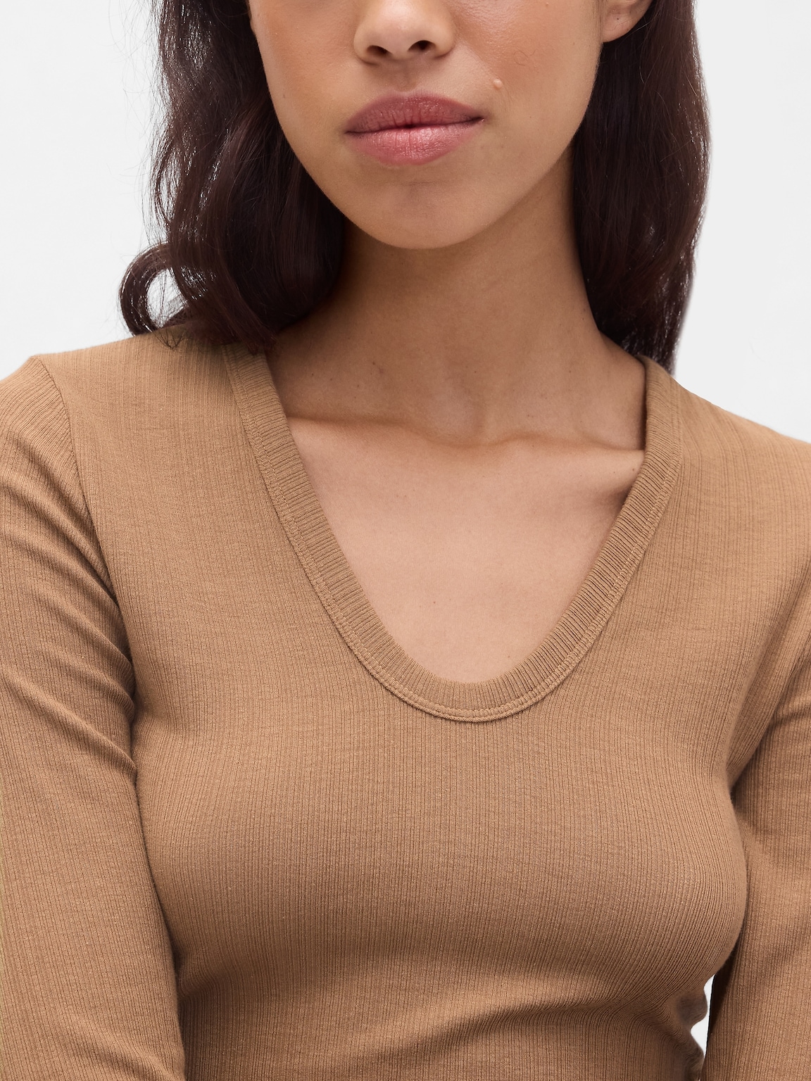 Sheer Modern Rib T-Shirt