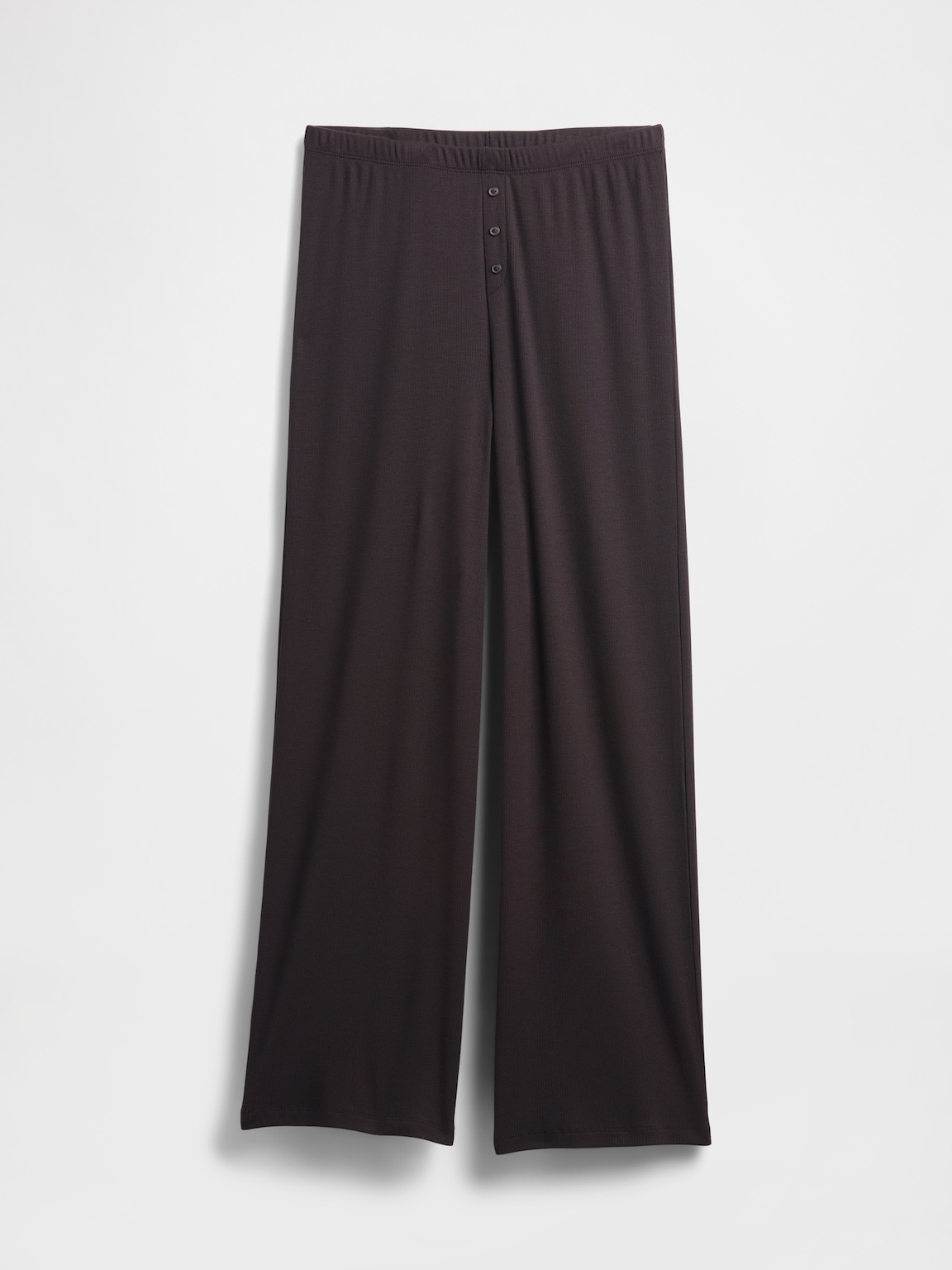 Mini Rib Wide-Leg PJ Pants