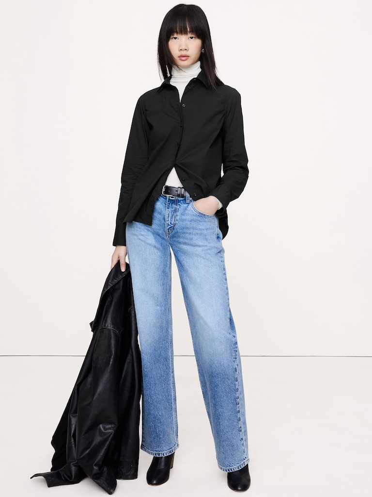 The Everyday Shirt in Cotton Poplin