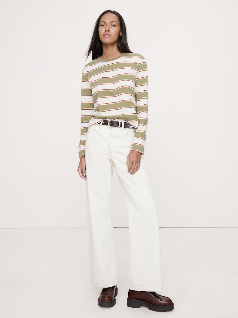 Vintage Cotton Long-Sleeve T-Shirt