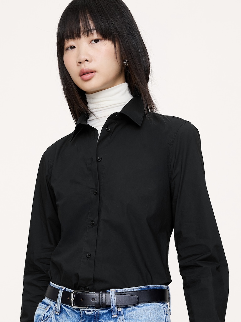 The Everyday Shirt in Cotton Poplin