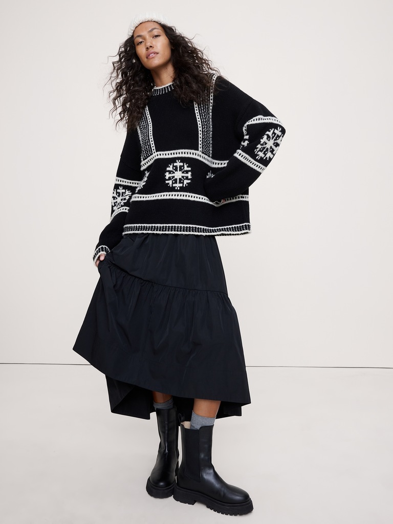 Fair Isle Crew-Neck Sweater