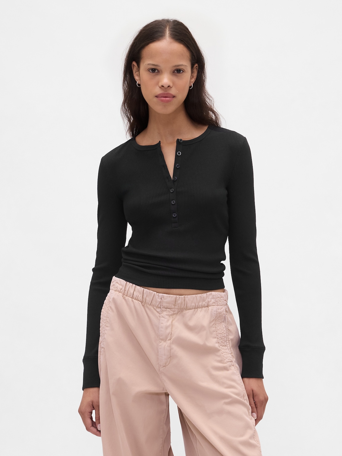 Modern Rib Henley T-Shirt