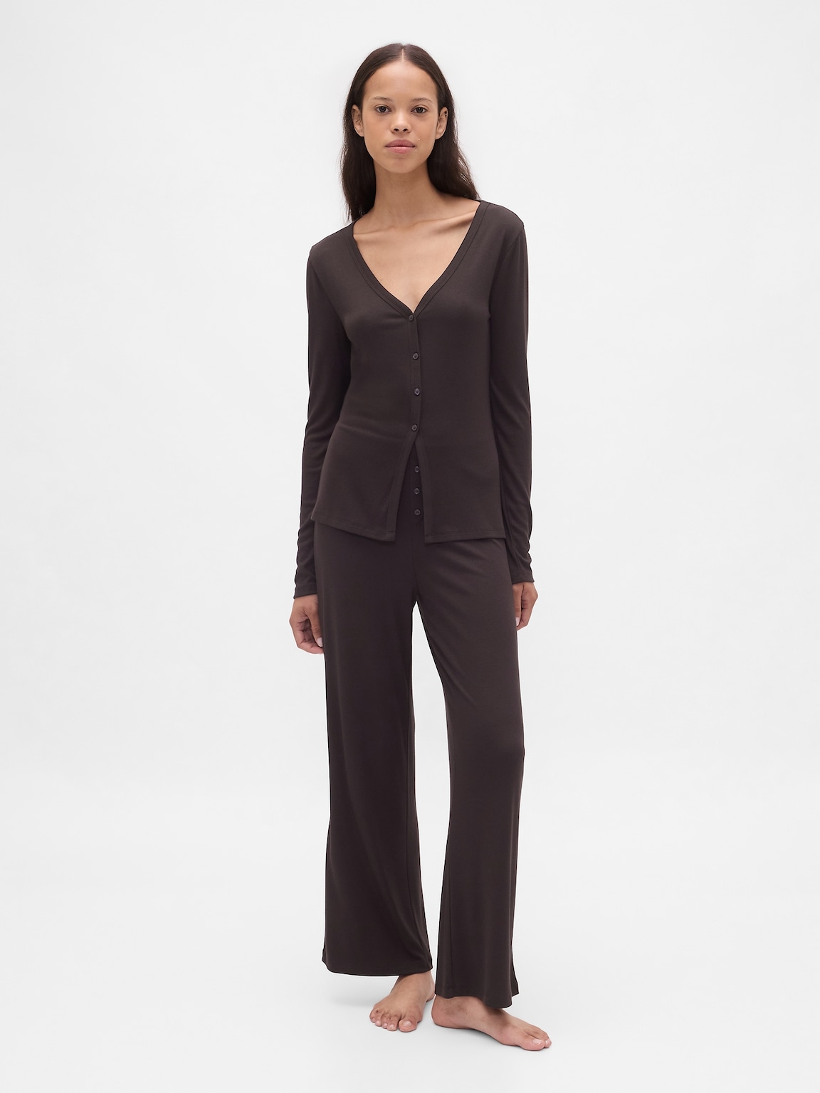 Mini Rib PJ Cardigan