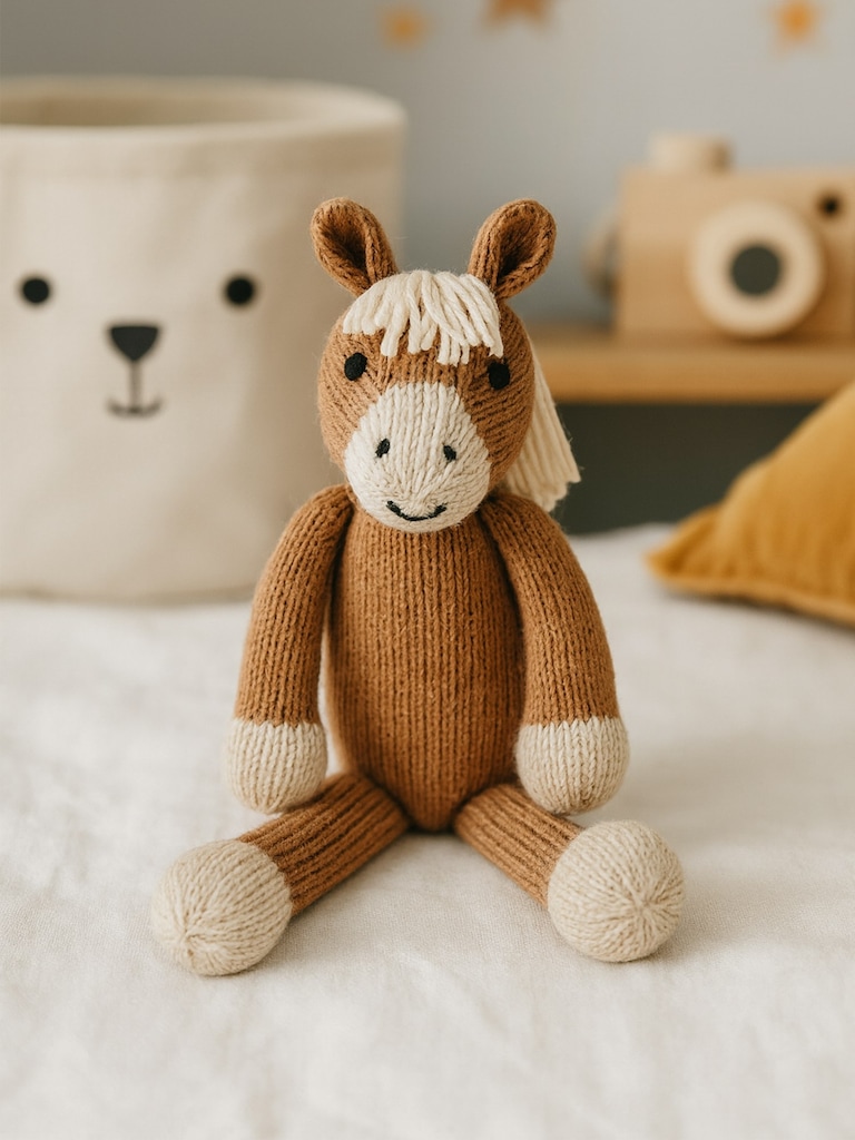 Horse Knit Toy