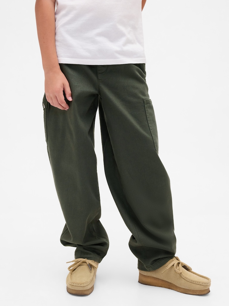 Kids Brushed Easy Cargo Pants