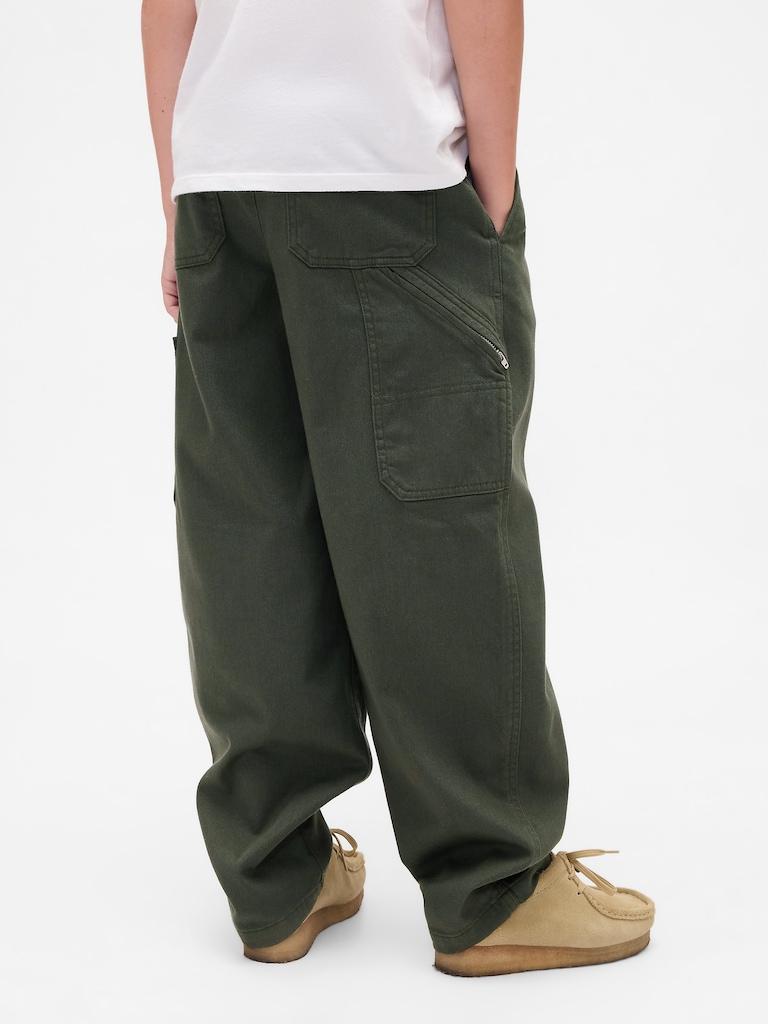 Kids Brushed Easy Cargo Pants