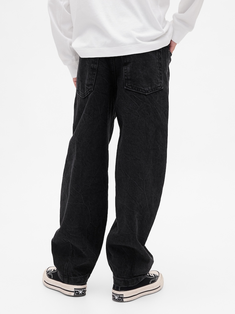Kids Baggy Barrel Jeans