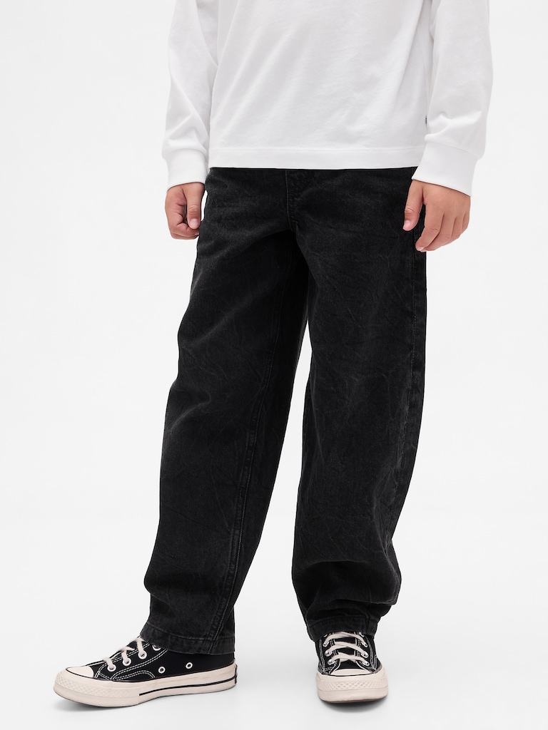 Kids Baggy Barrel Jeans