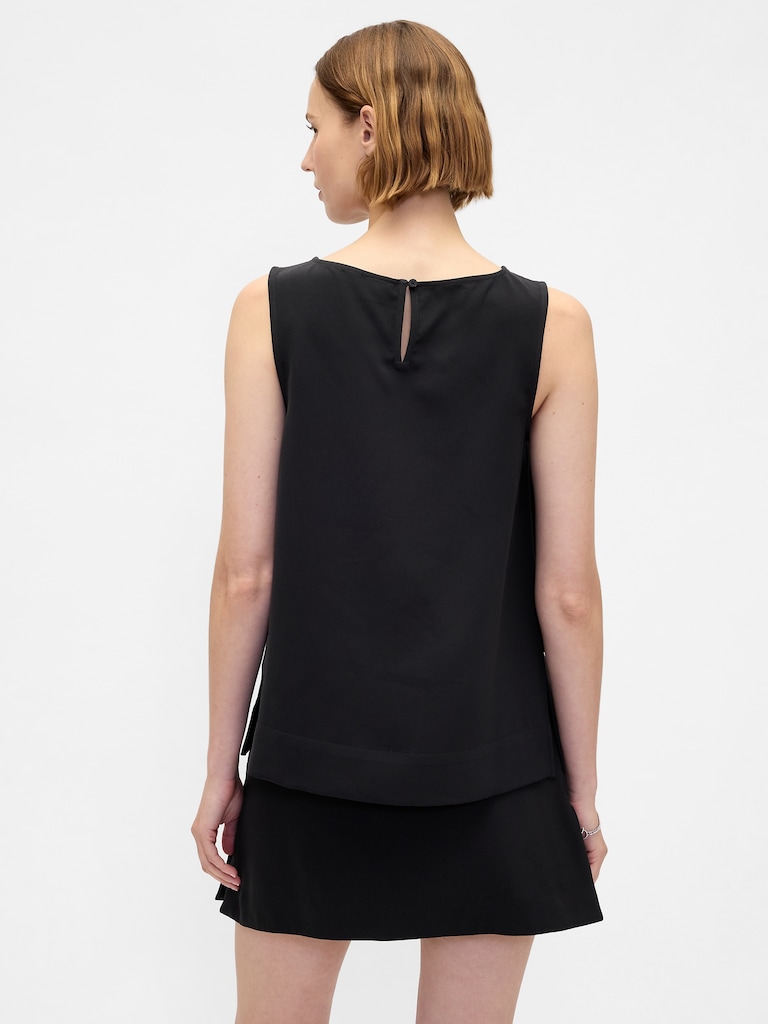 Boatneck Shell Tank Top