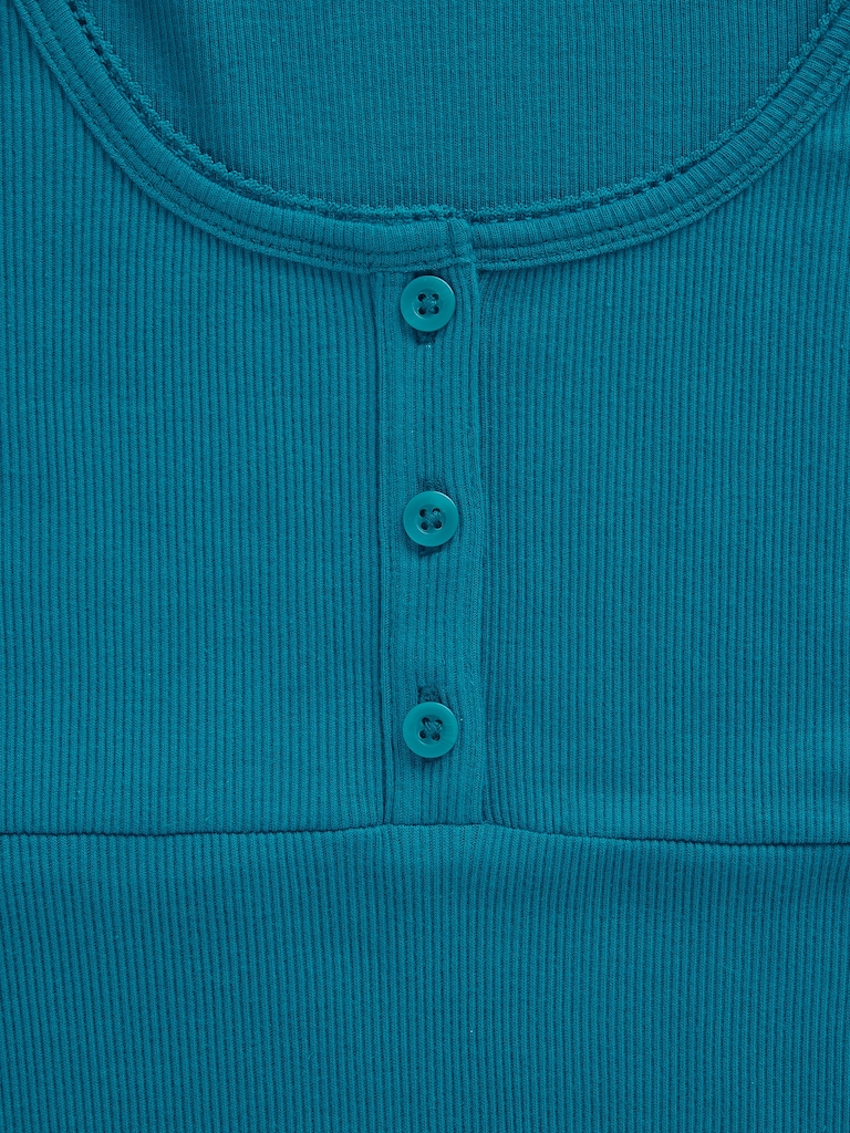 Kids Rib Henley Dress