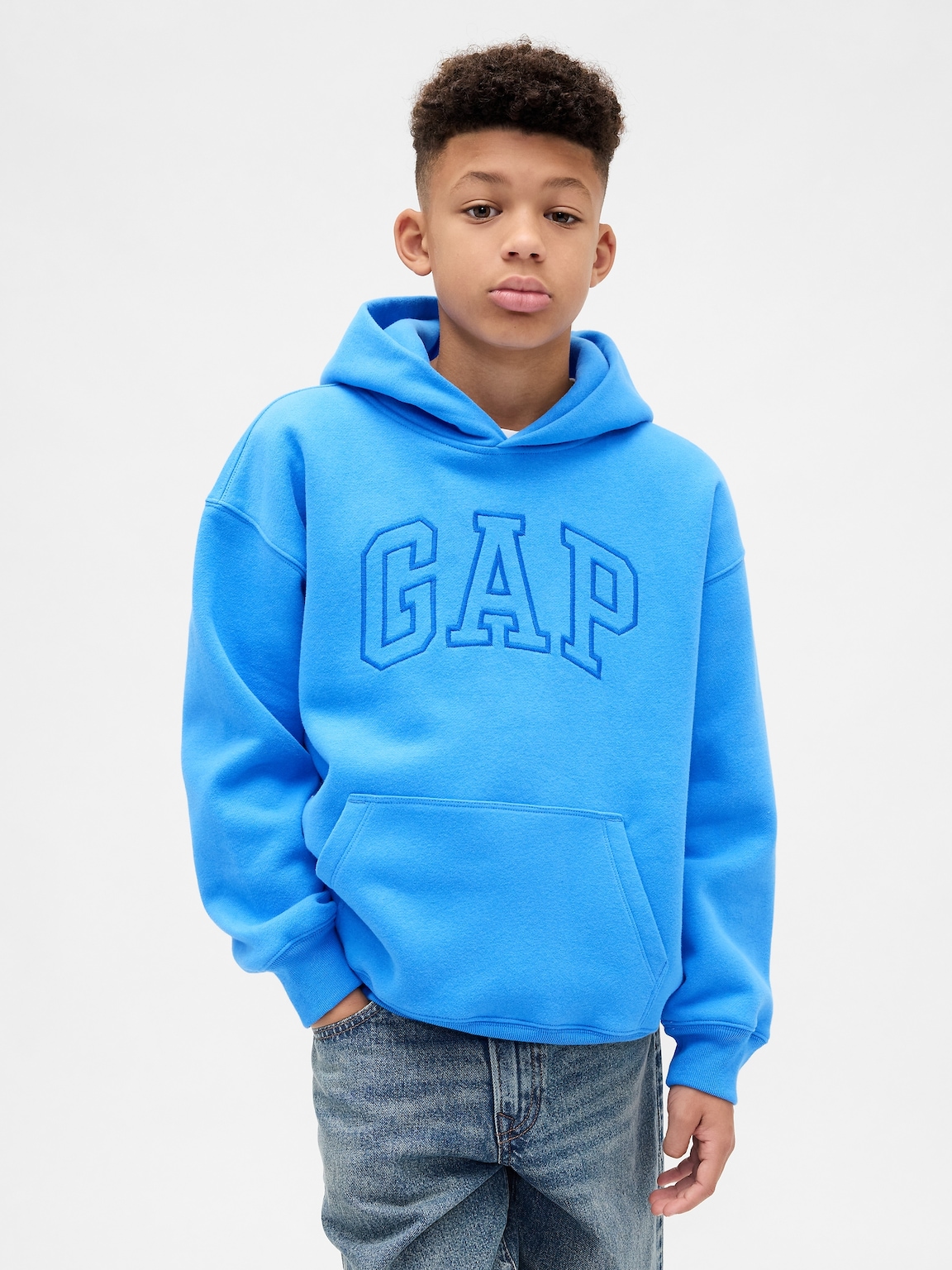 Kids VintageSoft Relaxed Logo Hoodie