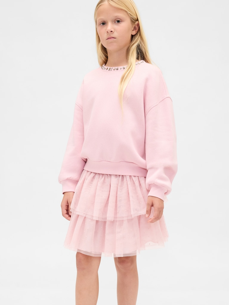 Kids Tiered Tulle Skirt