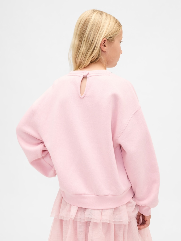 Kids Embellished Dolman Sweatshirt
