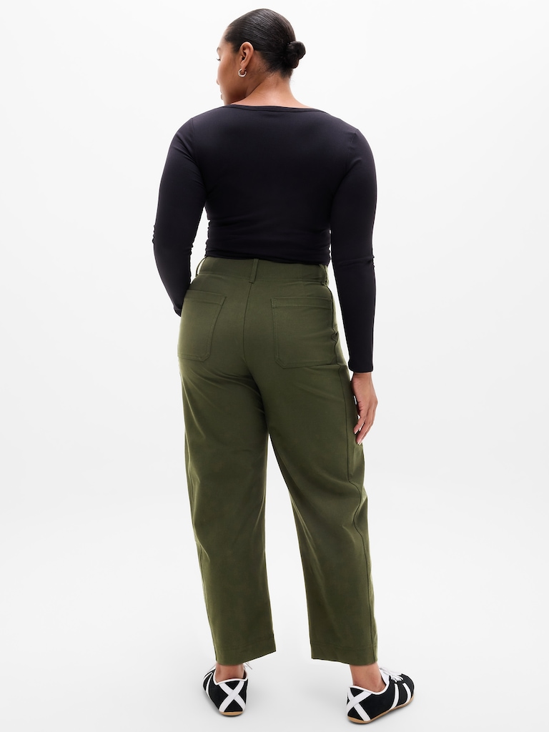 Skyline High Rise Barrel Leg Pant