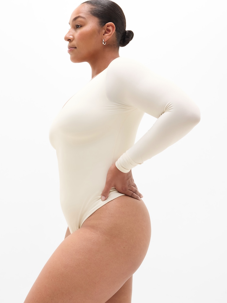 BodyMove Plunge Long Sleeve Bodysuit