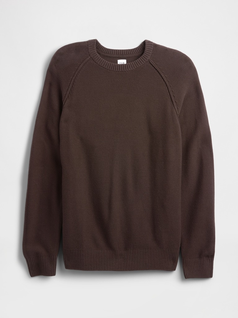 Garter Crewneck Sweater