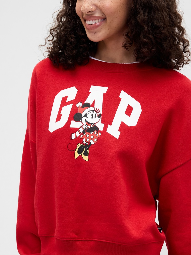 Gap × Disney Minnie Mouse Oversized Logo Sweatshirt