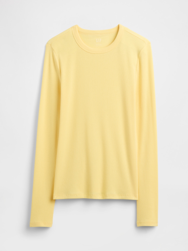 Essential Ribbed Crewneck T-Shirt