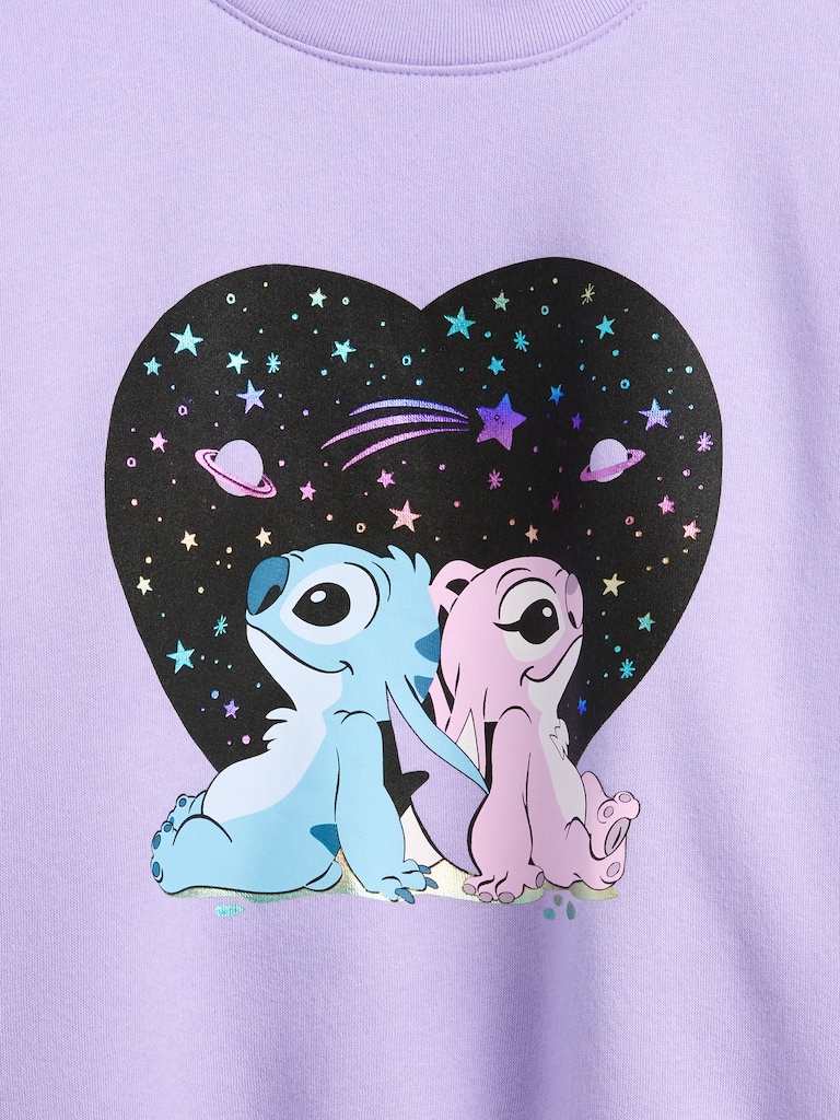 GapKids × Disney Lilo and Stitch Oversized Graphic Sweatshirt