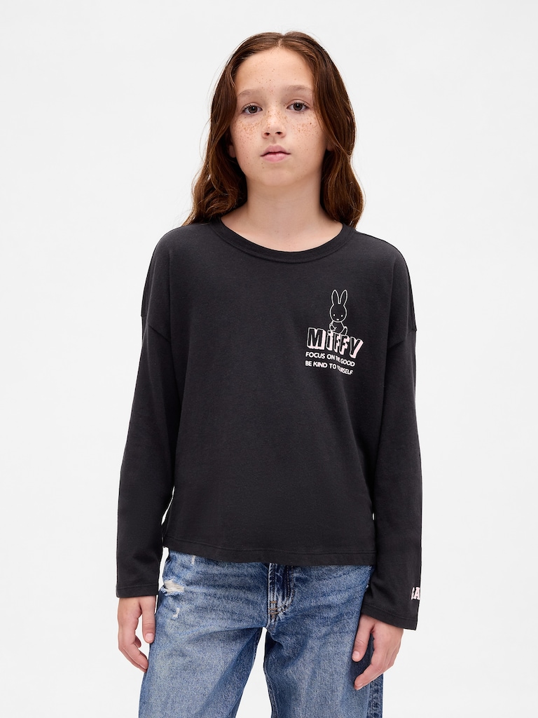 Kids Miffy Oversized Graphic T-Shirt