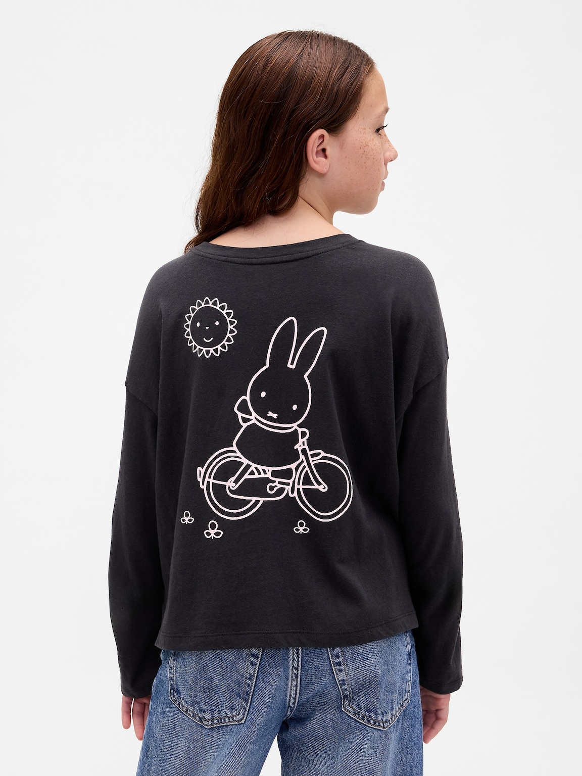 Kids Miffy Oversized Graphic T-Shirt