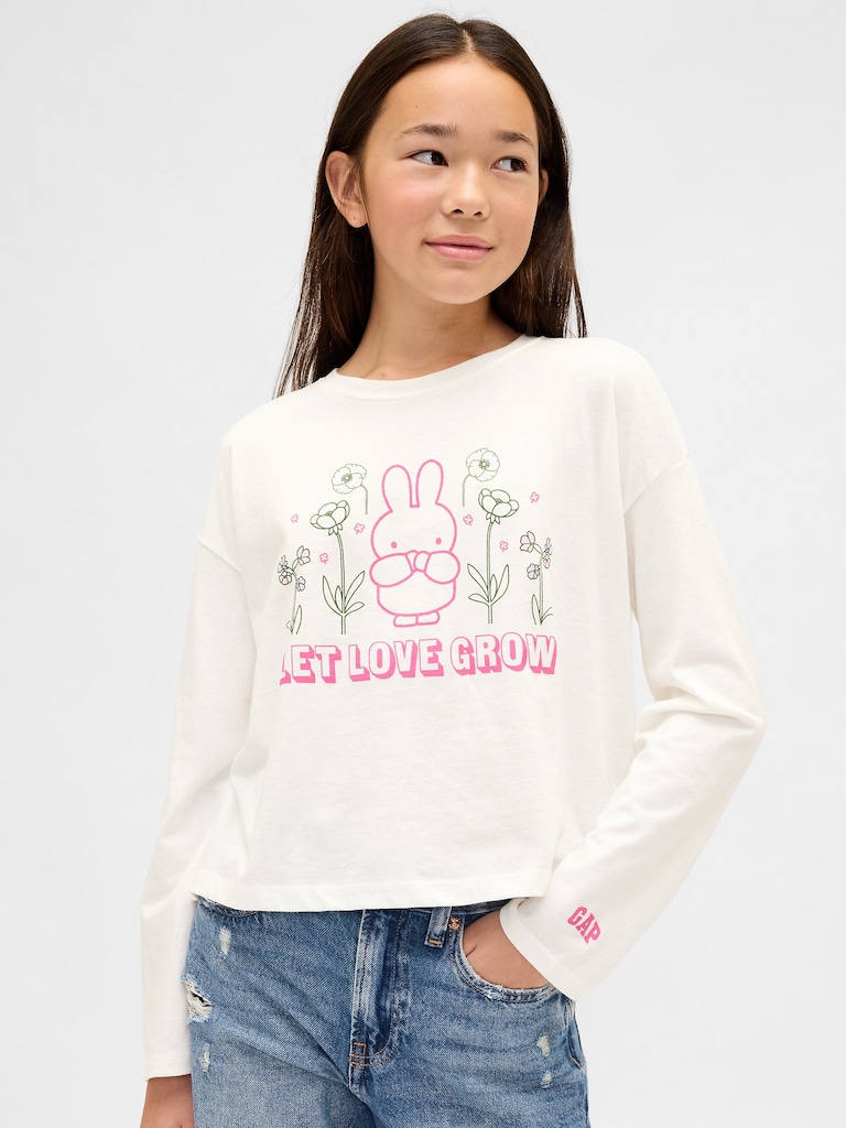 Kids Miffy Oversized Graphic T-Shirt