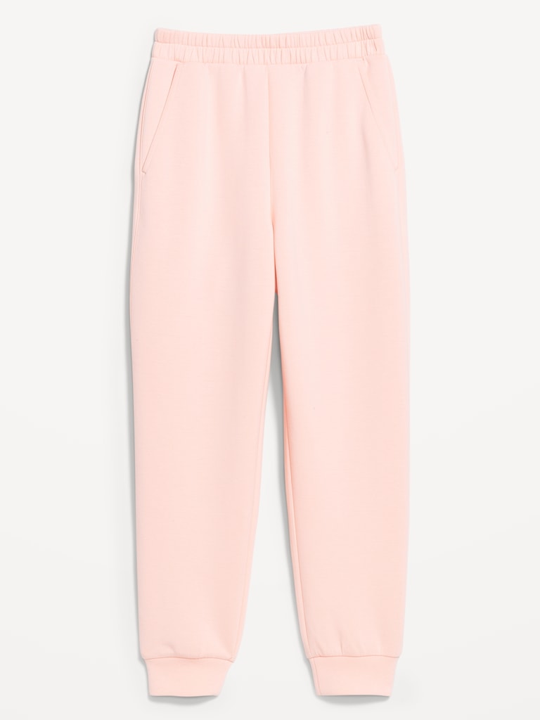 High-Waisted Bounce Fleece Jogger Sweatpants