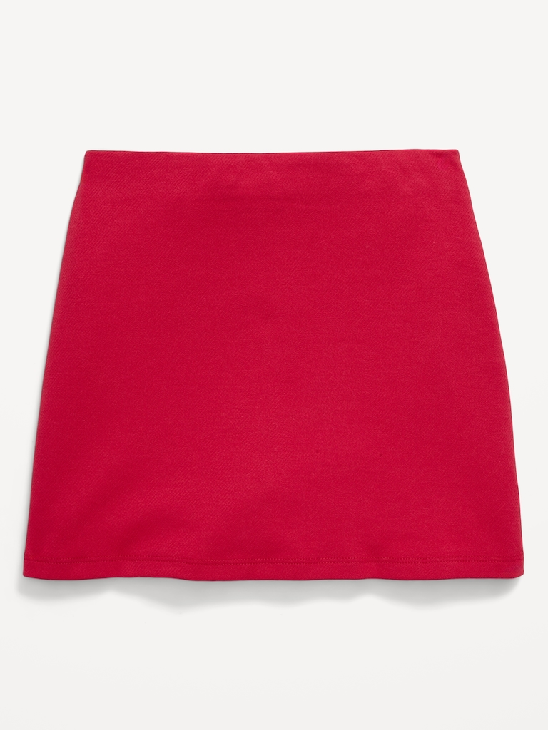 Jacquard-Knit Sailor Skort for Girls
