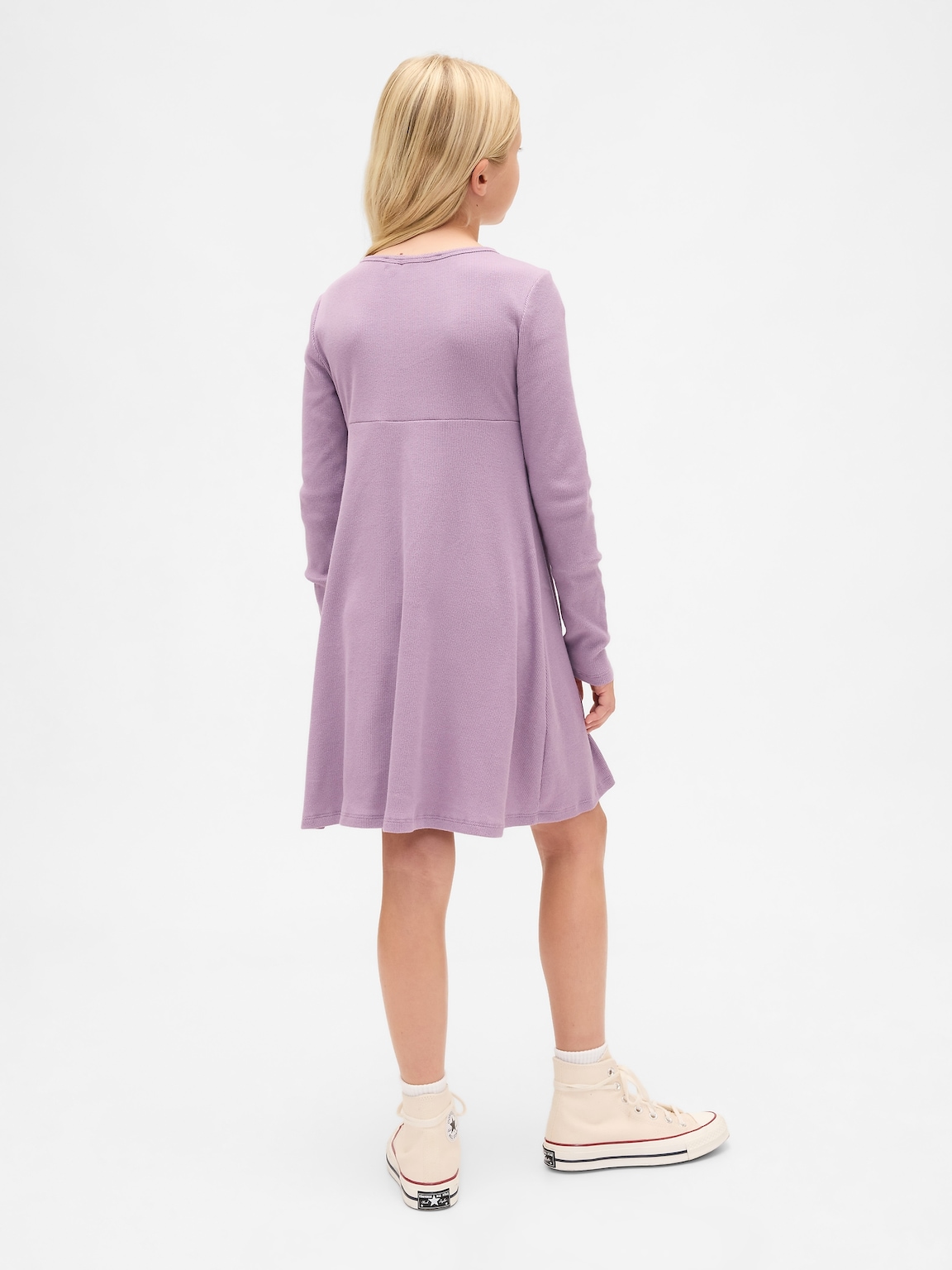 Kids Rib Henley Dress