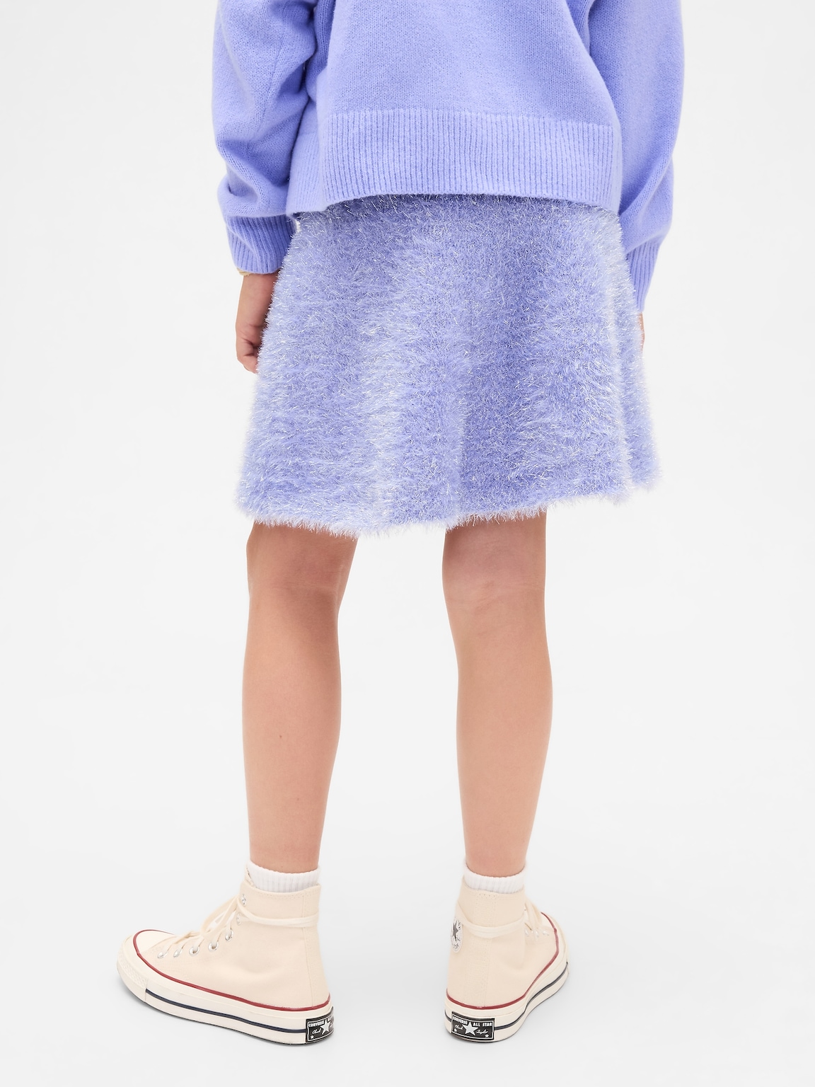 Kids Wicked Tinsel Eyelash Sweater Skirt