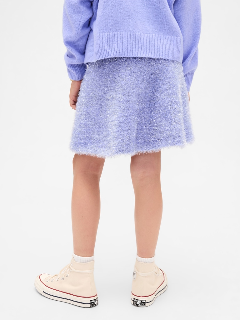 Kids Wicked Tinsel Eyelash Sweater Skirt