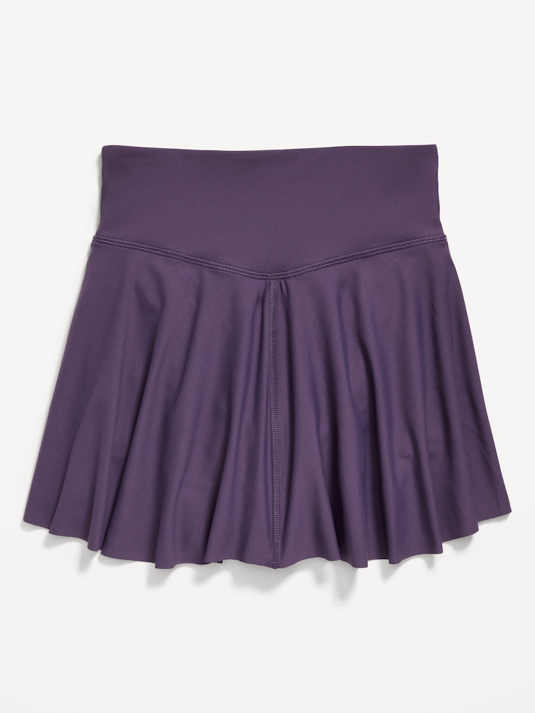 High-Waisted PowerSoft Skort for Girls