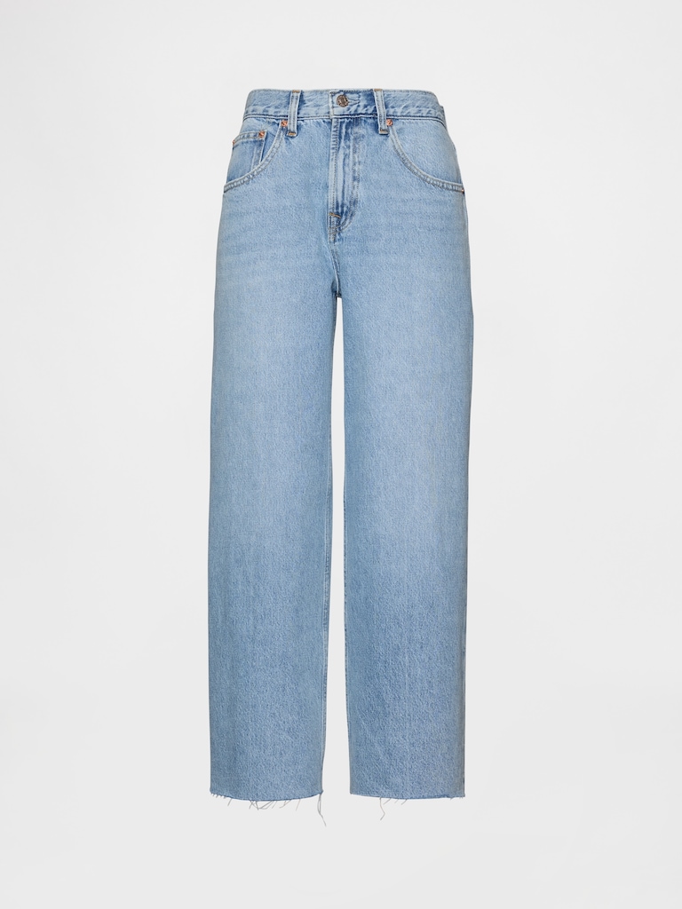 Low Slung Relaxed Crop Jeans
