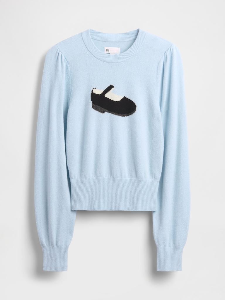Gap × Sandy Liang CashSoft Crop Sweater