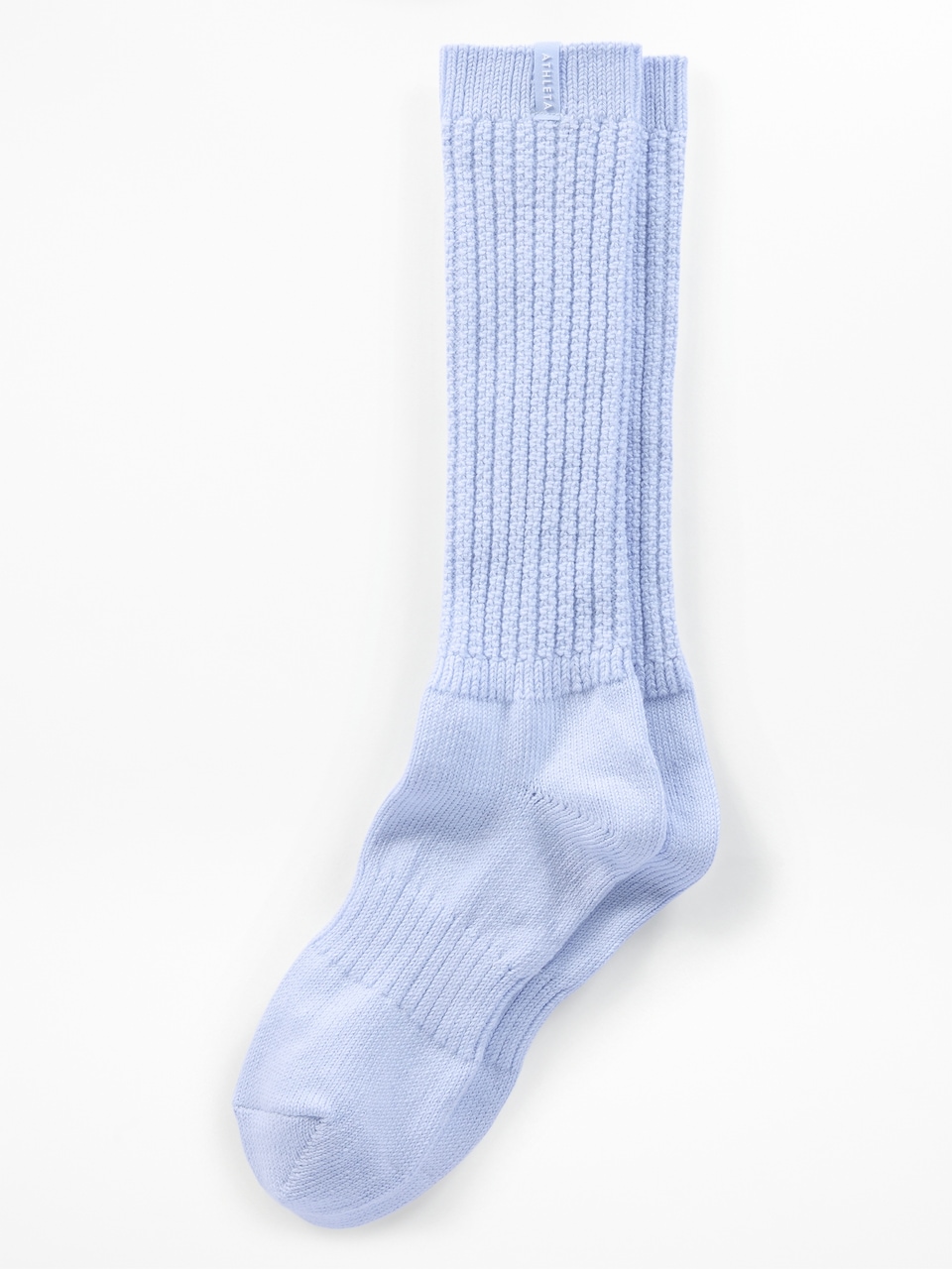 Cloud Cable Knit Scrunch Sock