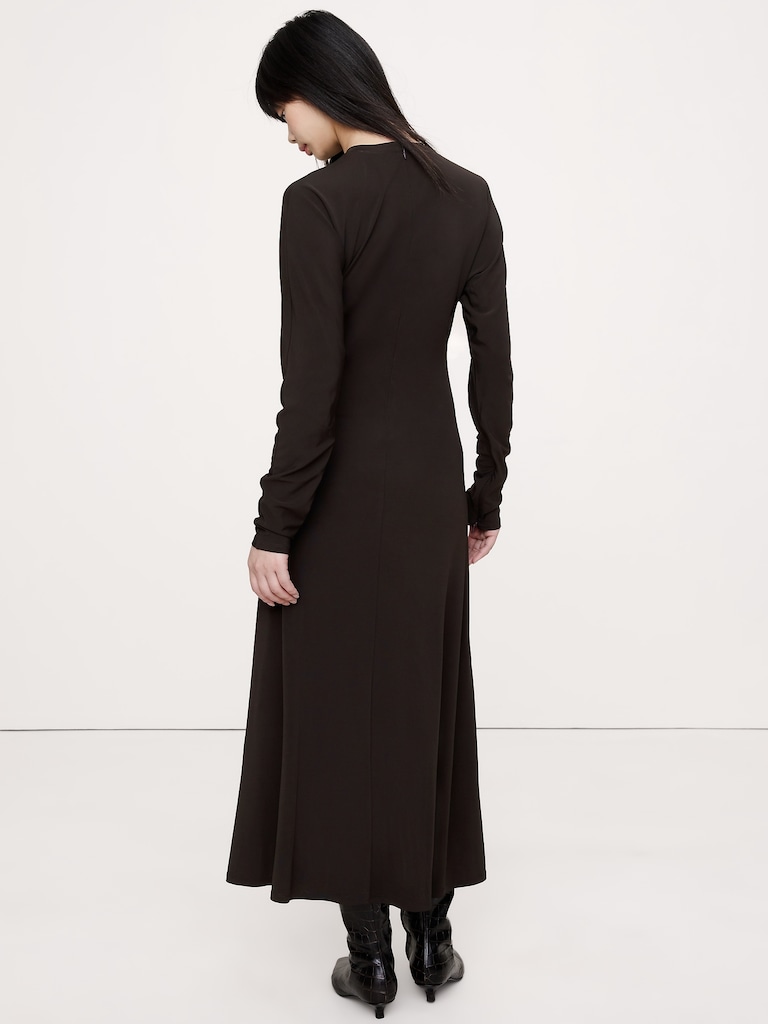Matte Jersey Midi Dress