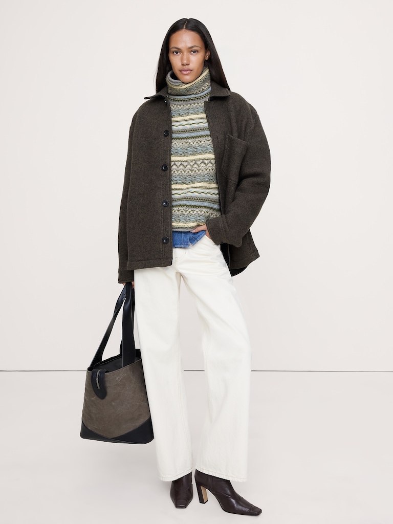 Merino-Cashmere Fair Isle Sweater