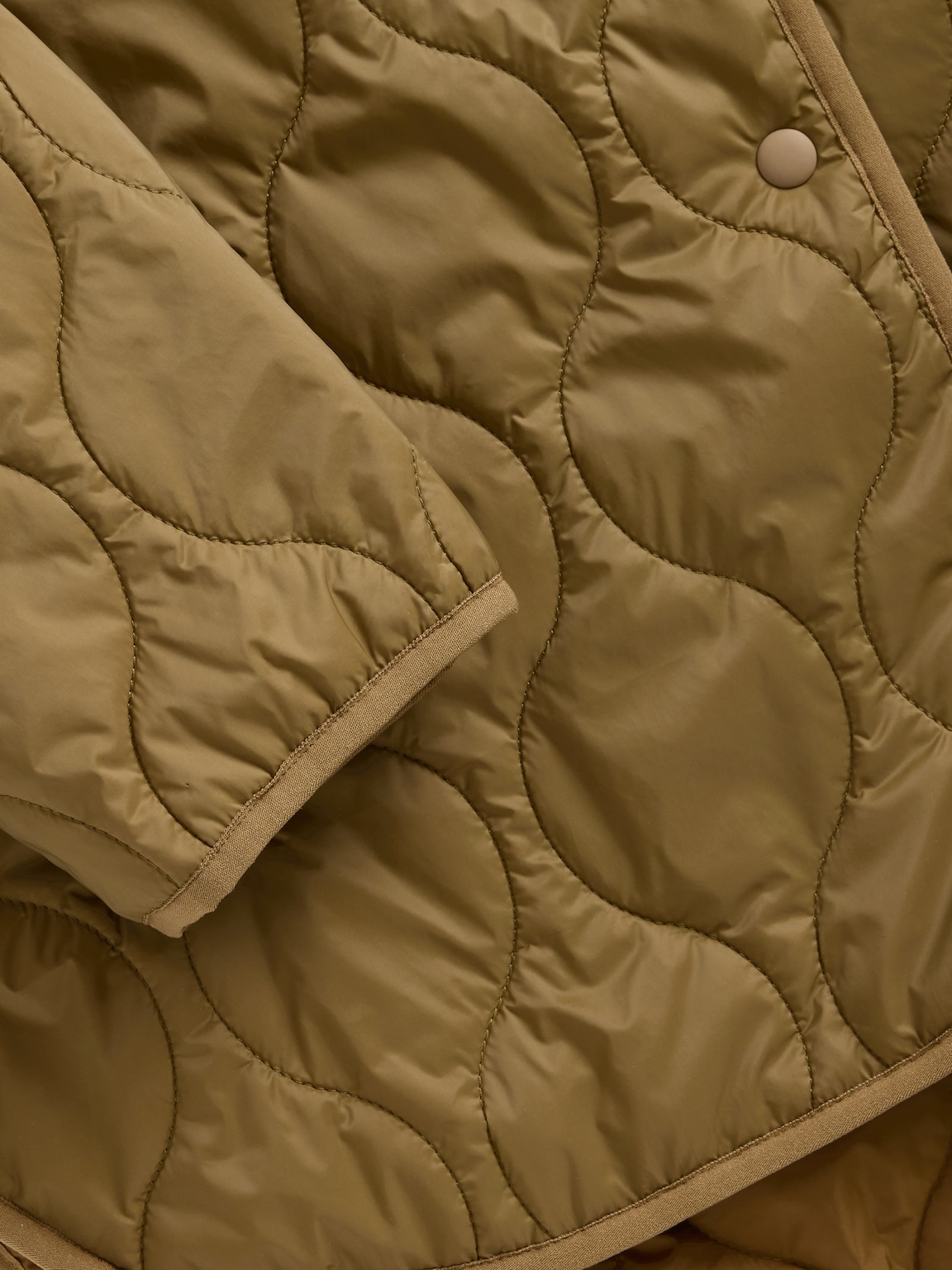 Recycled Lightweight Oversized Quilted Liner Jacket