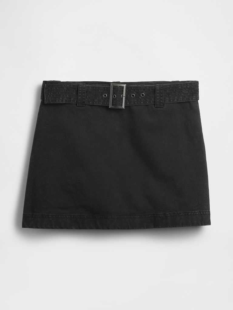 Belted Mini Skort
