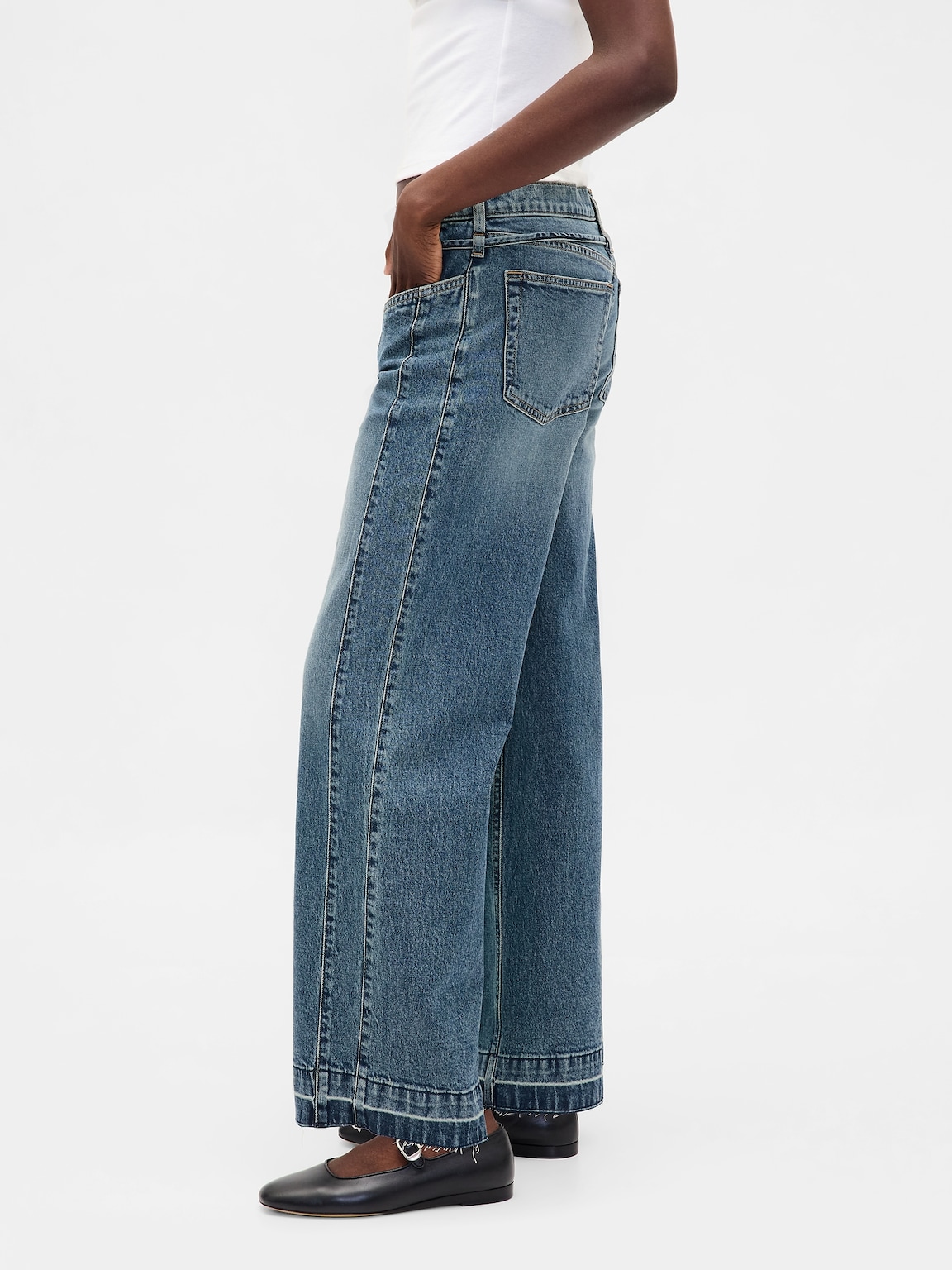 Low Rise '90s Loose Jeans